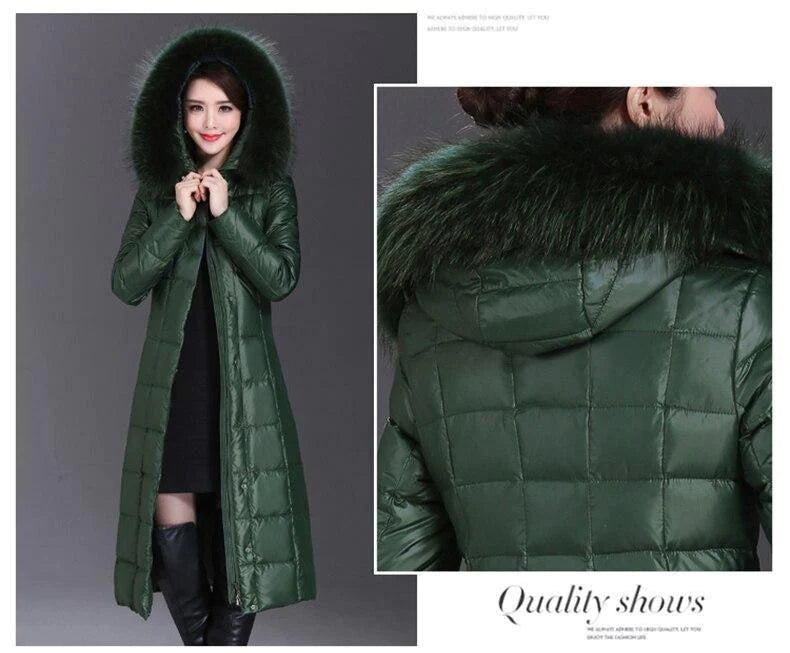 Women Down Long High Quality Coat Allmartdeal