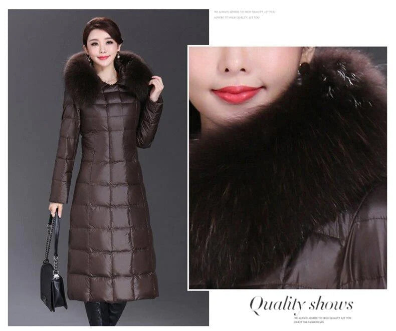 Women Down Long High Quality Coat Allmartdeal