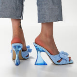 Women Fashion Thick Hoof High Heels Sandals Allmartdeal