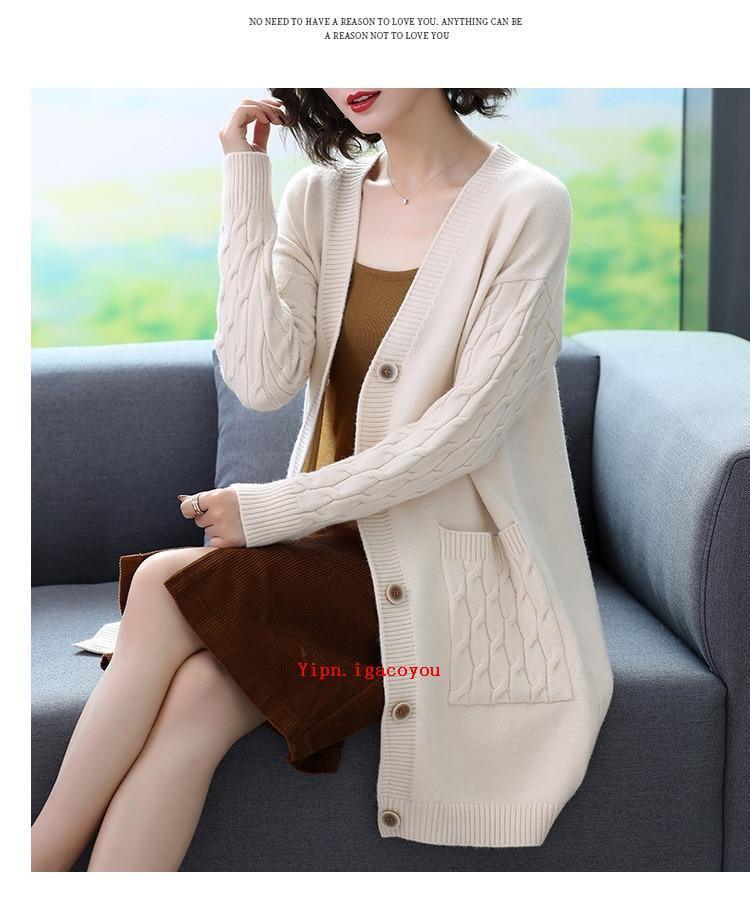 Women Knitted Cardigan Sweater Allmartdeal