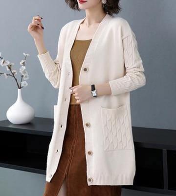 Women Knitted Cardigan Sweater Allmartdeal