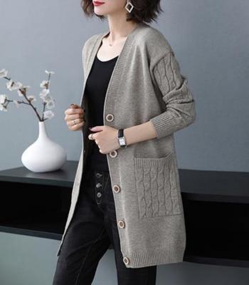 Women Knitted Cardigan Sweater Allmartdeal