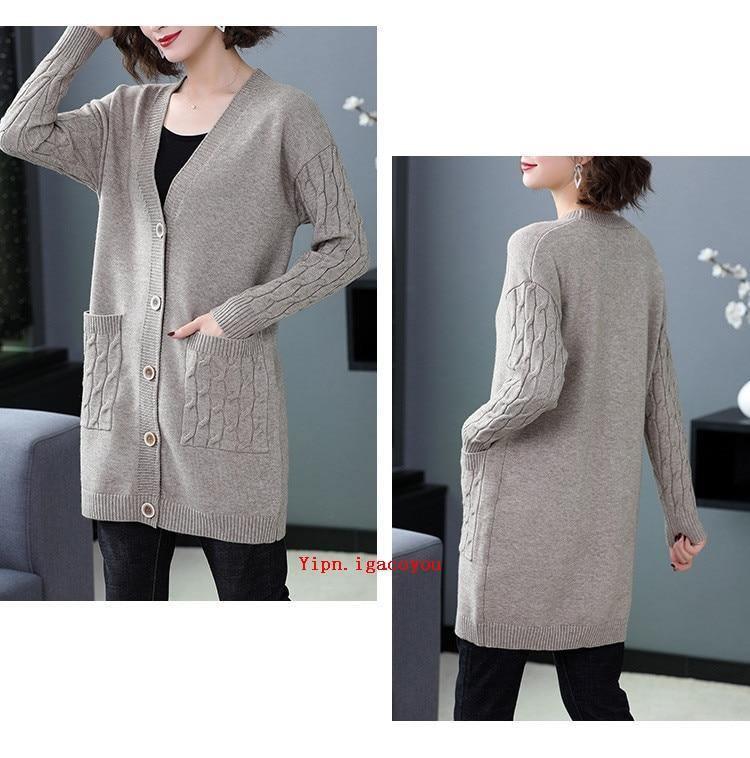 Women Knitted Cardigan Sweater Allmartdeal