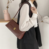 Women Leather Clutch Vintage Shoulder Handbag Allmartdeal