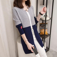 Women Long Sleeve Knitted Cardigan Sweater Allmartdeal