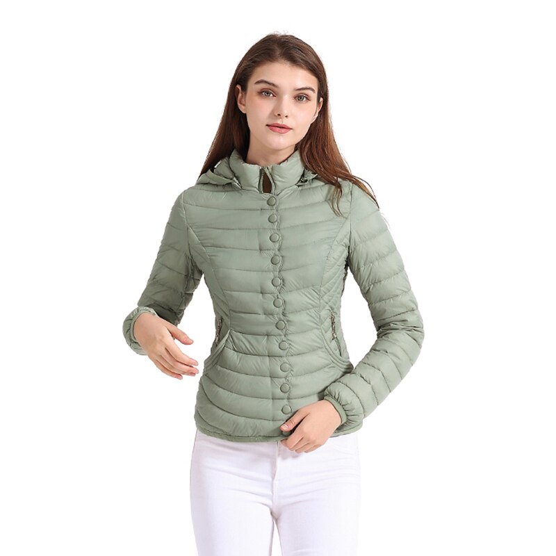 Women Warm Cotton Padded Puffer Jacket Allmartdeal