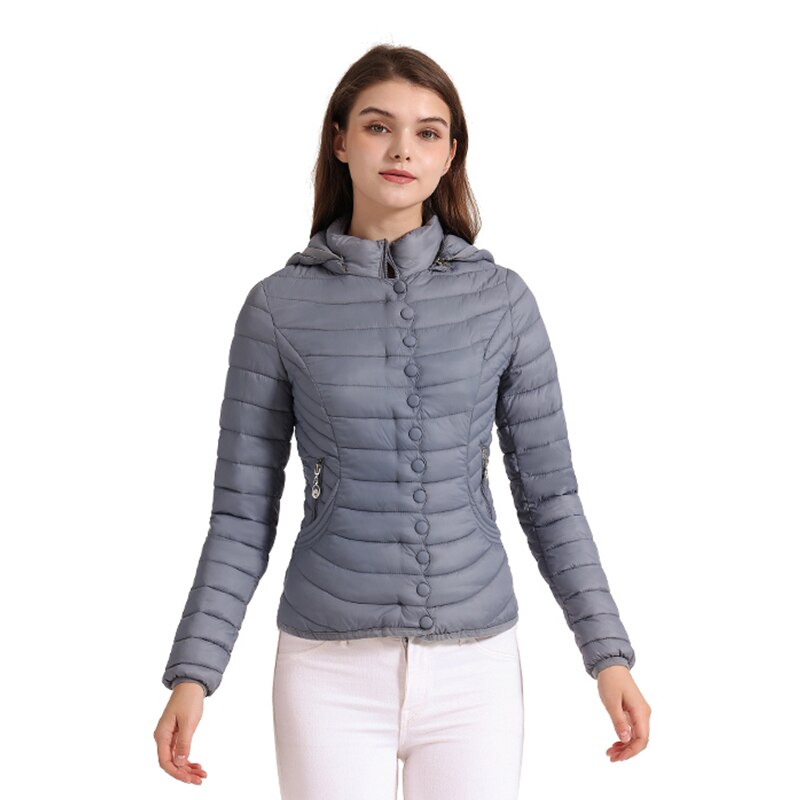 Women Warm Cotton Padded Puffer Jacket Allmartdeal