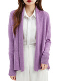 Women's 100% Merino Wool Soft Knitted Cardigan Sweater Allmartdeal