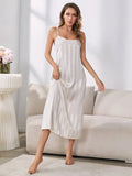 Women's 2Pcs Silk Pajamas Sleepwear Bathrobe Allmartdeal