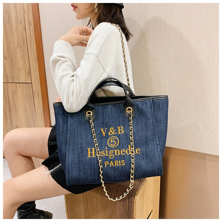 Women's Chains Sling Strap Vintage High Quality Handbag Allmartdeal