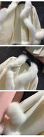Women's Double-Faced Woolen Fox Fur Collar Coat Allmartdeal