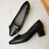 Women's Genuine Leather Party Handmade Shoes Allmartdeal