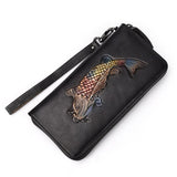 Women's Leather Retro Wristband Zipper Wallet Allmartdeal
