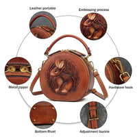 Women's Leather Shoulder Messenger Handbag Allmartdeal