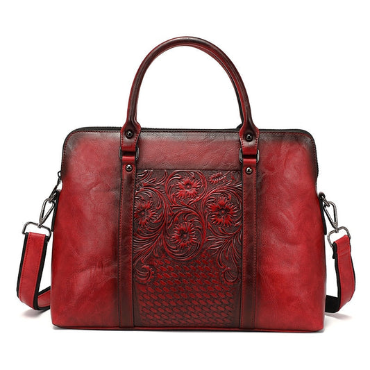 Women's Leather Vintage Shoulder Handbag Allmartdeal