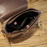 Women's Small Leather Shoulder Crossbody Messenger Handbag Allmartdeal